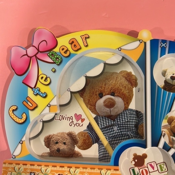 Baby Picture Frame Monthly Bear Plastic - Picture 3 of 6